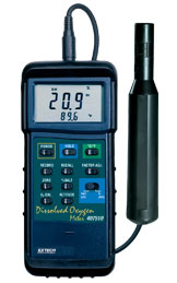EXTECH 407510: Heavy Duty Dissolved Oxygen Meter with PC interfa