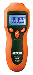 EXTECH 461920: Mini Laser Photo Tachometer Counter